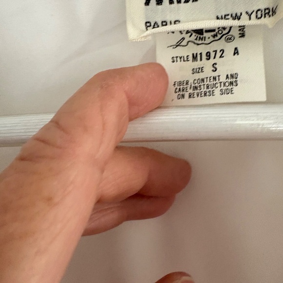 Vintage Miss Dior New with Tags Embroidered White Wrap Robe Small - Picture 12 of 15